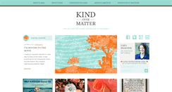 Desktop Screenshot of kindovermatter.com
